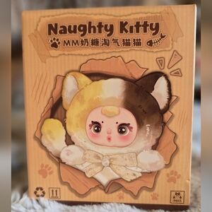 Cute Cat Plush Toy with Bow
